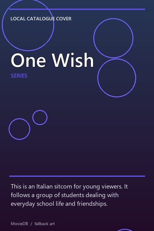 One Wish poster