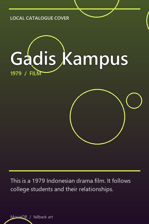 Gadis Kampus poster