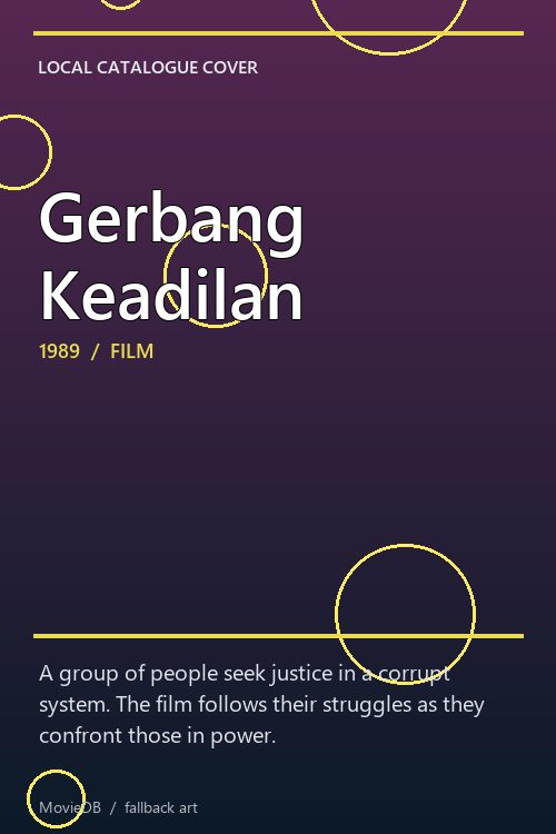 Gerbang Keadilan poster