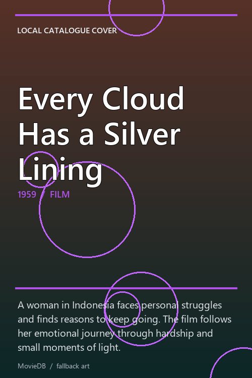 Every Cloud Has a Silver Lining poster