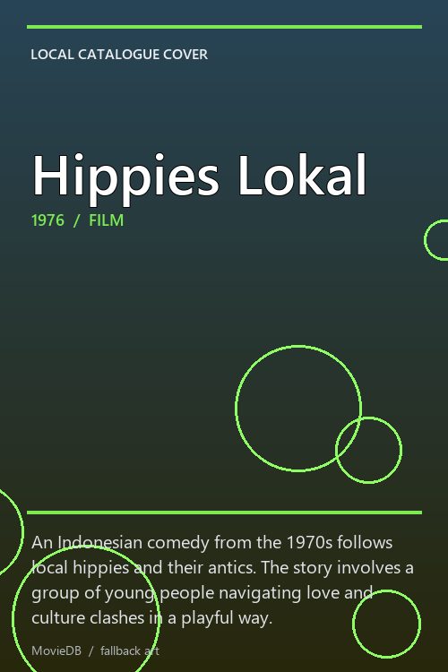 Hippies Lokal poster