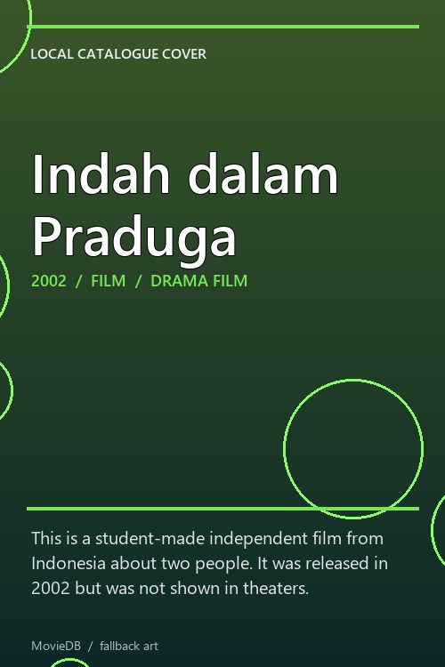 Indah dalam Praduga poster