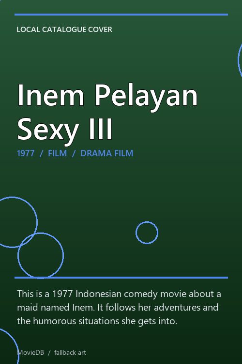 Inem Pelayan Sexy III poster