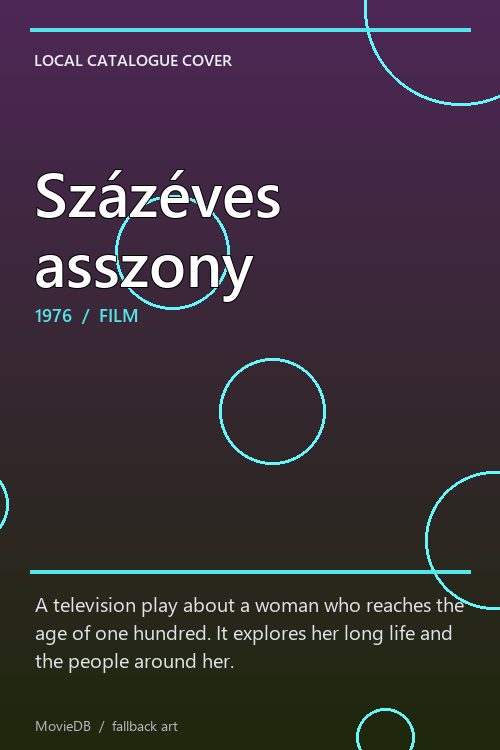 Százéves asszony poster