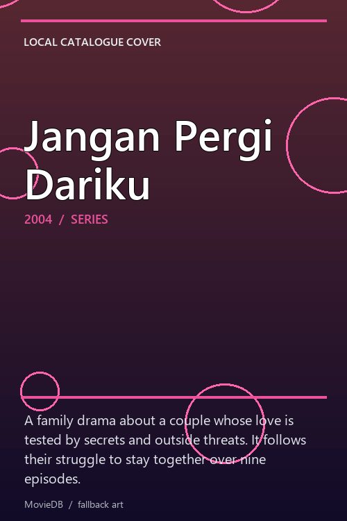 Jangan Pergi Dariku poster