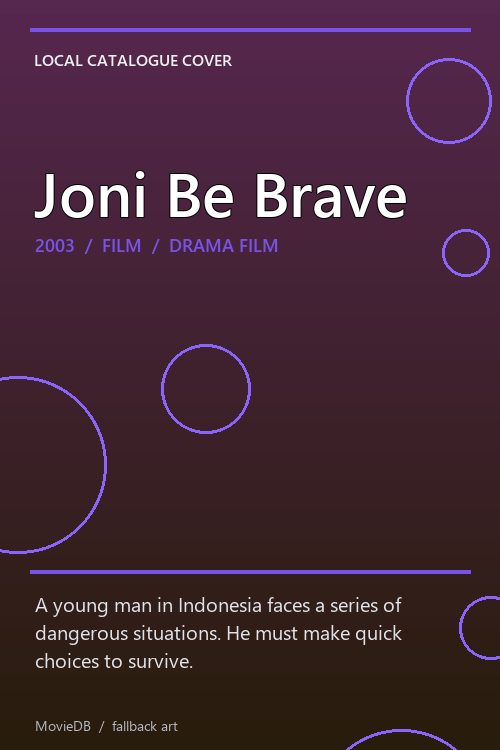 Joni Be Brave poster