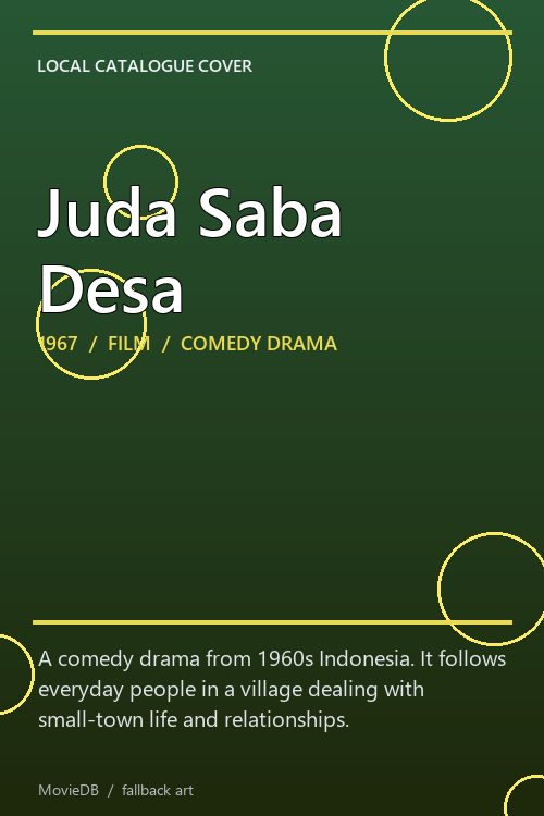 Juda Saba Desa poster