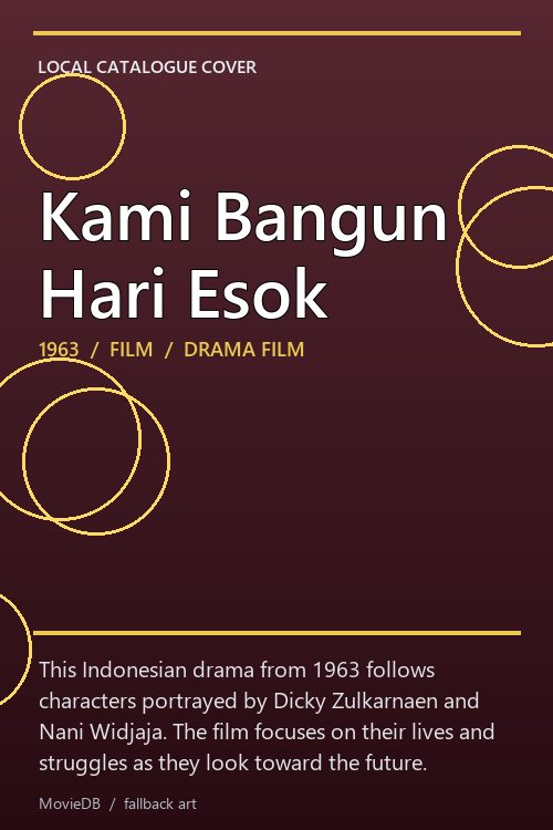 Kami Bangun Hari Esok poster