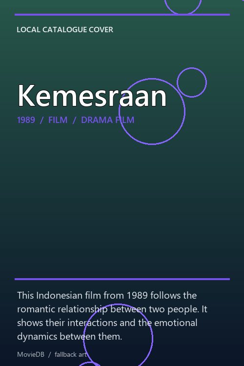 Kemesraan poster