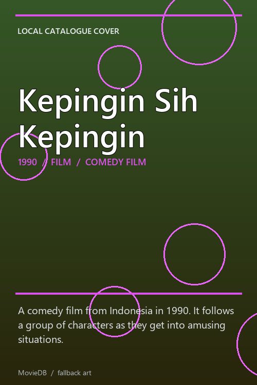 Kepingin Sih Kepingin poster