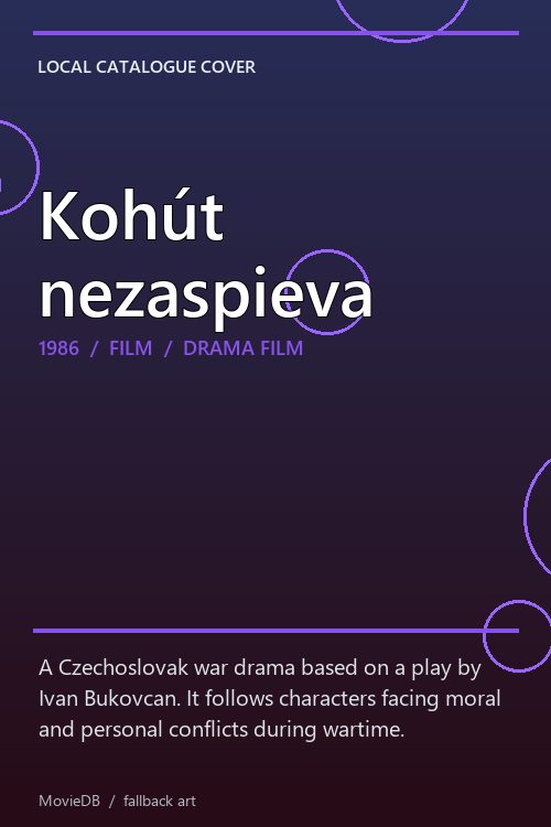 Kohút nezaspieva poster