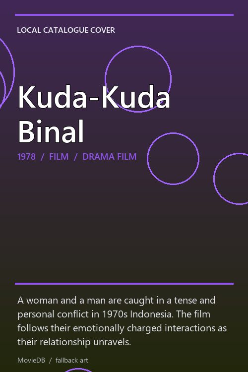 Kuda-Kuda Binal poster