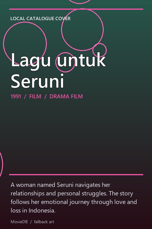 Lagu untuk Seruni poster