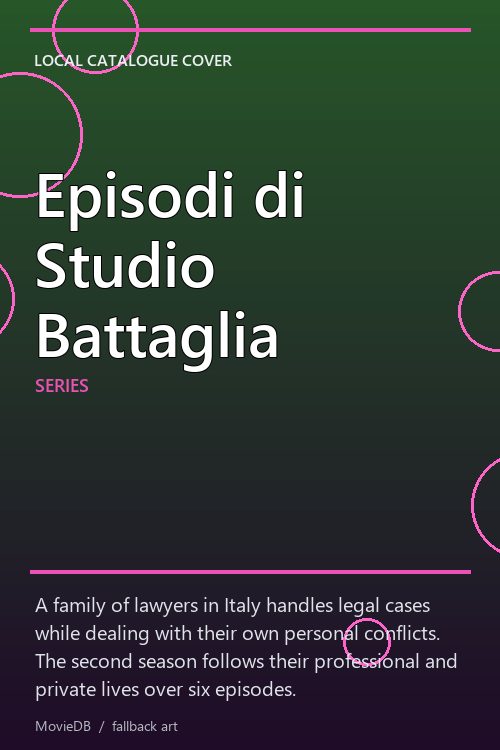 Episodi di Studio Battaglia poster
