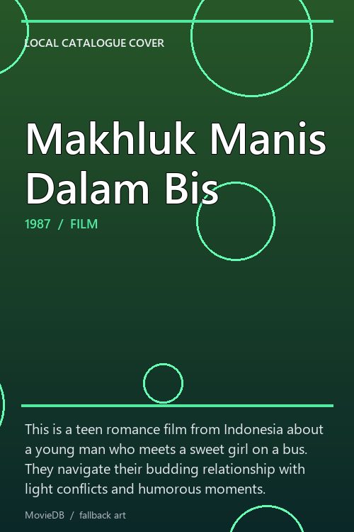 Makhluk Manis Dalam Bis poster