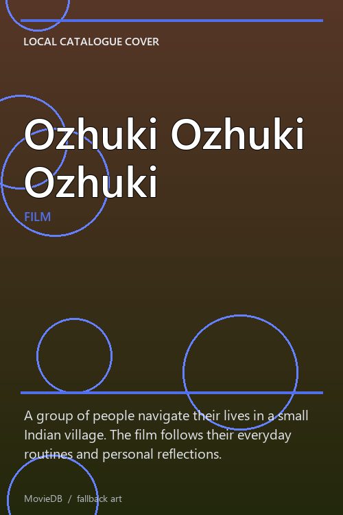 Ozhuki Ozhuki Ozhuki poster