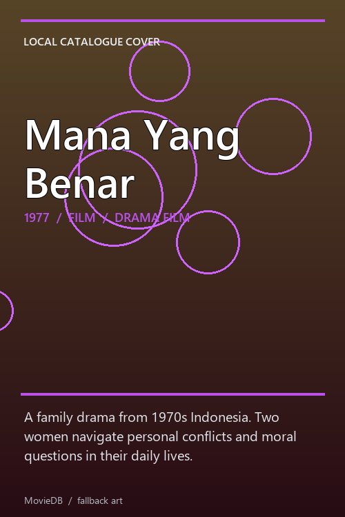 Mana Yang Benar poster
