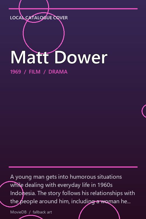 Matt Dower poster