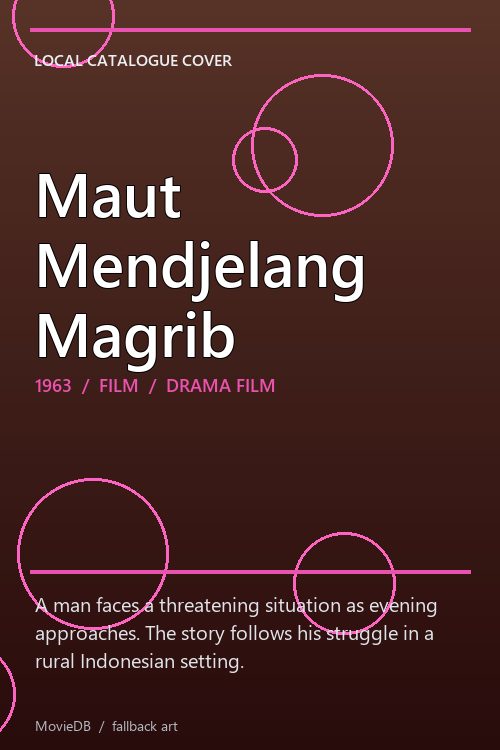 Maut Mendjelang Magrib poster