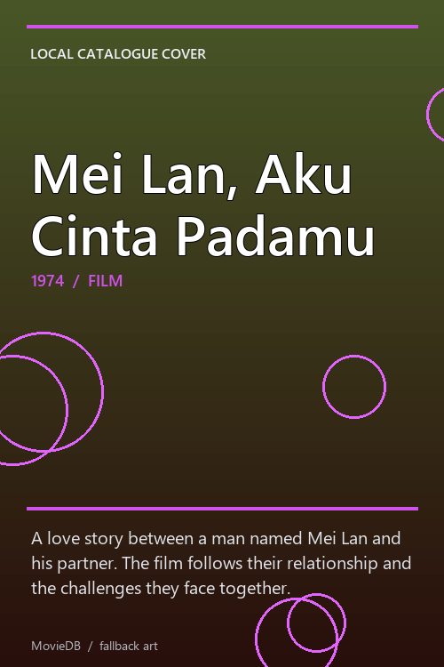 Mei Lan, Aku Cinta Padamu poster