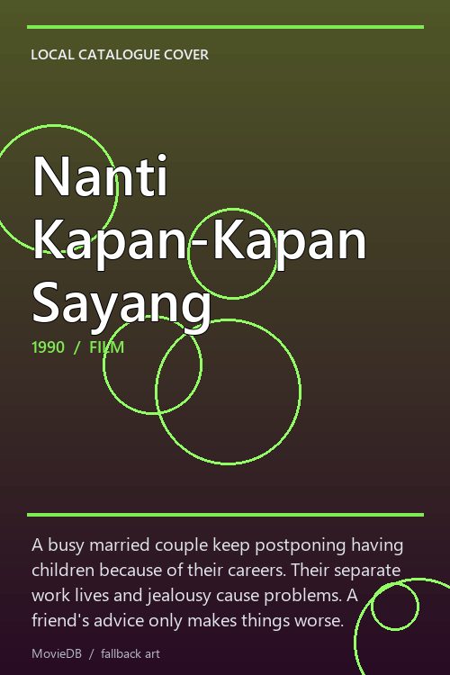 Nanti Kapan-Kapan Sayang poster