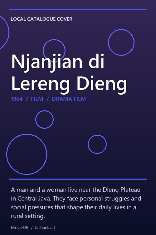 Njanjian di Lereng Dieng poster