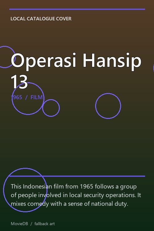 Operasi Hansip 13 poster