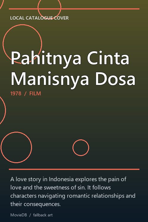 Pahitnya Cinta Manisnya Dosa poster