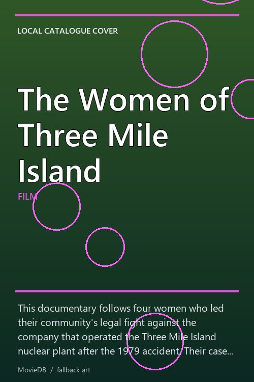 The Women of Three Mile Island poster