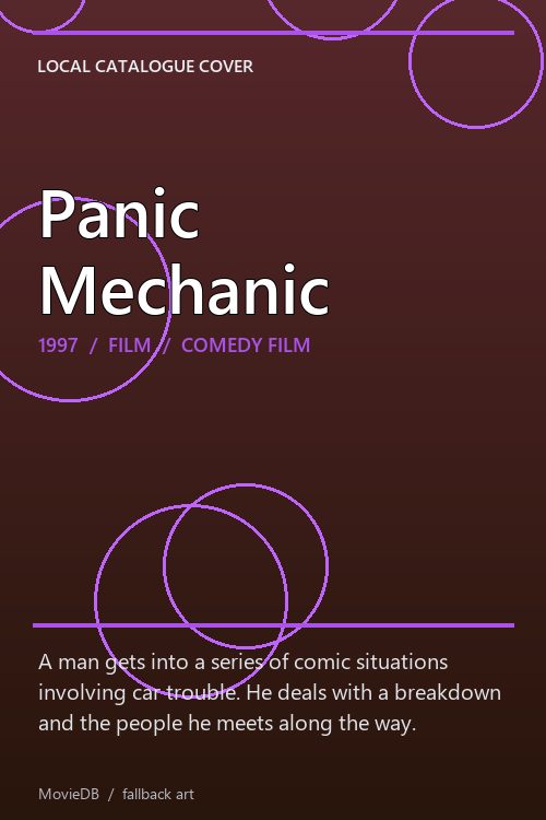 Panic Mechanic poster