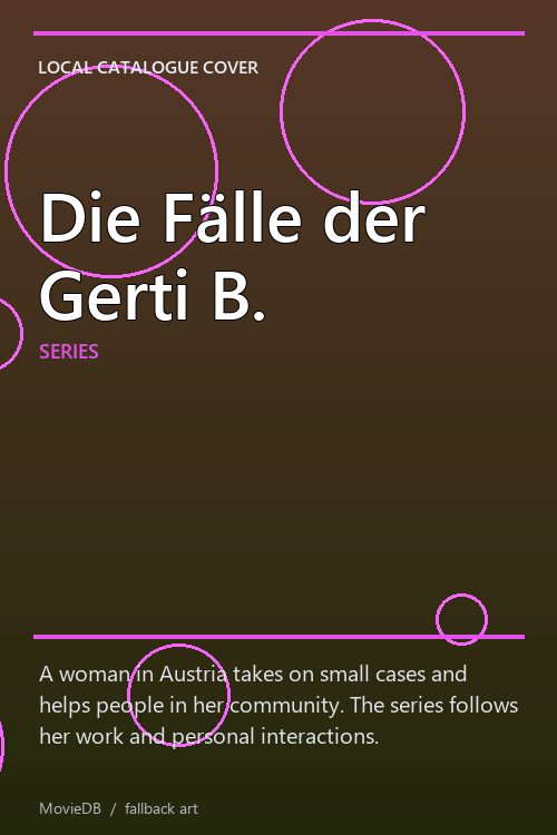 Die Fälle der Gerti B. poster