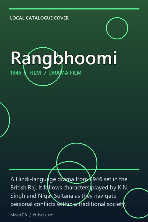 Rangbhoomi poster