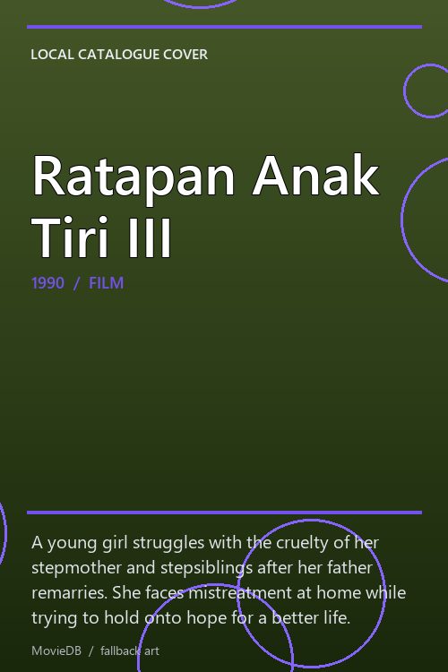 Ratapan Anak Tiri III poster