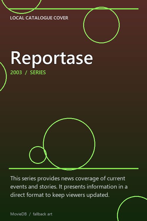Reportase poster