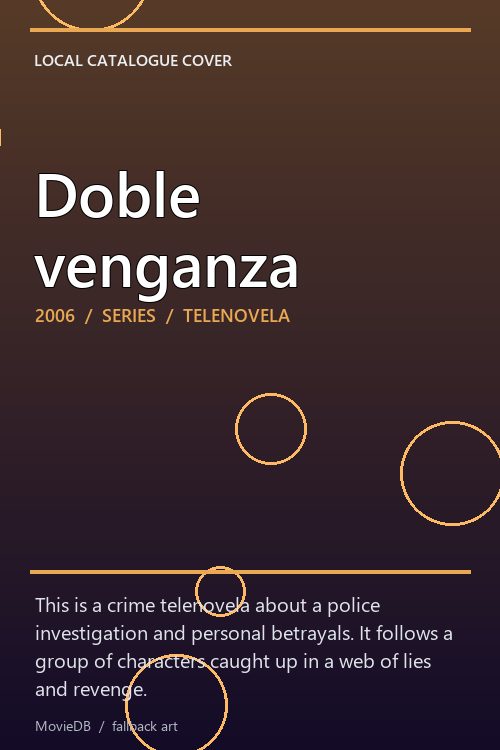Doble venganza poster