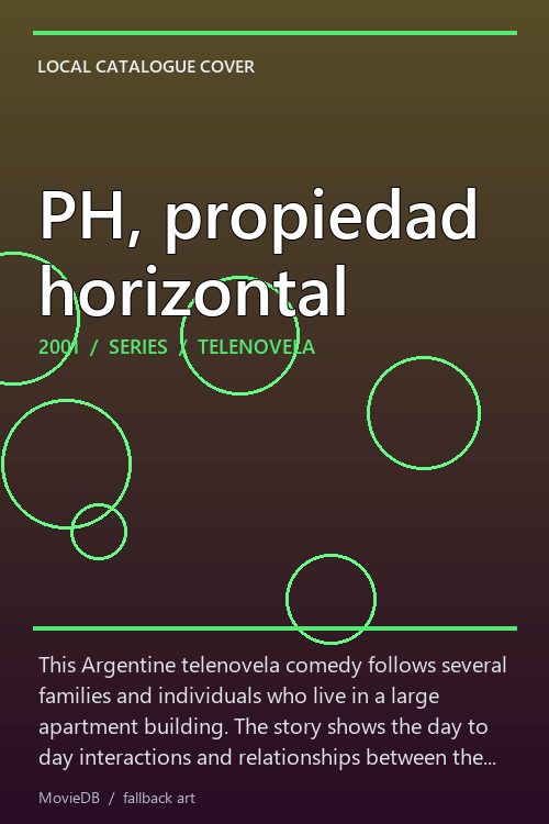 PH, propiedad horizontal poster