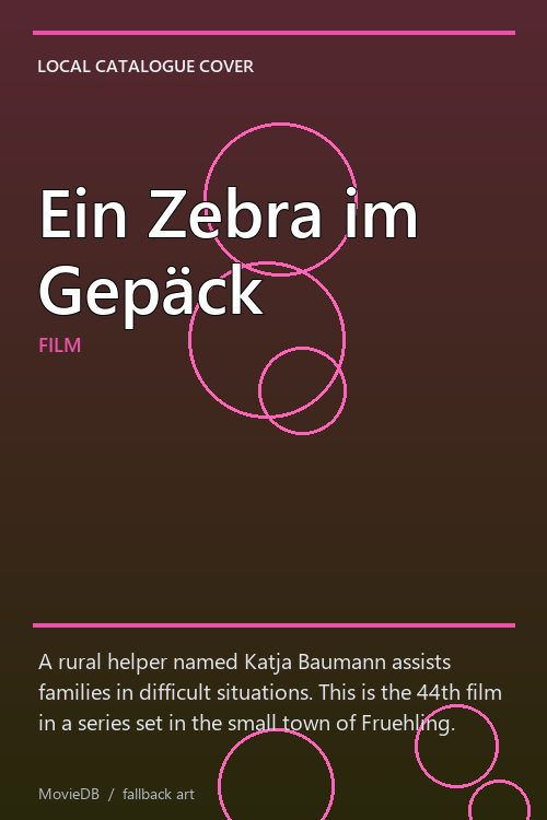 Ein Zebra im Gepäck poster