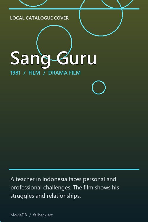 Sang Guru poster