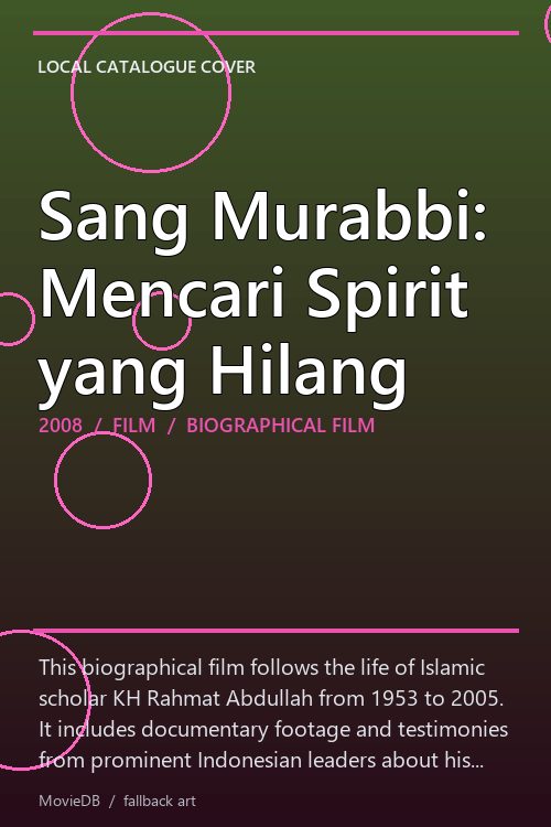 Sang Murabbi: Mencari Spirit yang Hilang poster