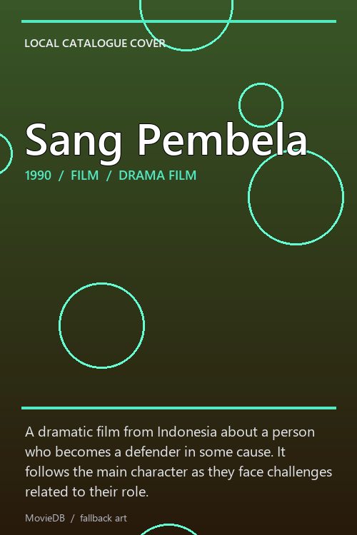 Sang Pembela poster