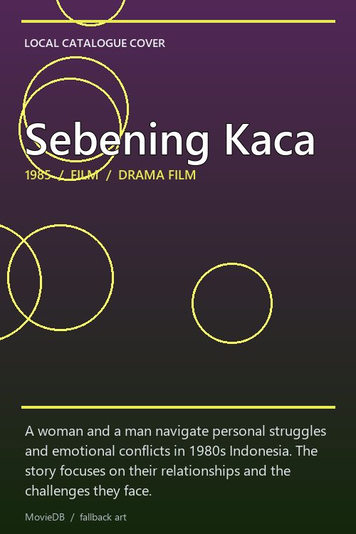 Sebening Kaca poster