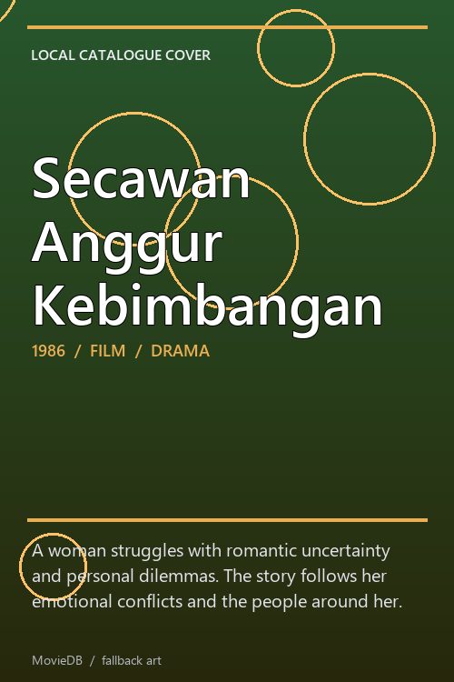 Secawan Anggur Kebimbangan poster