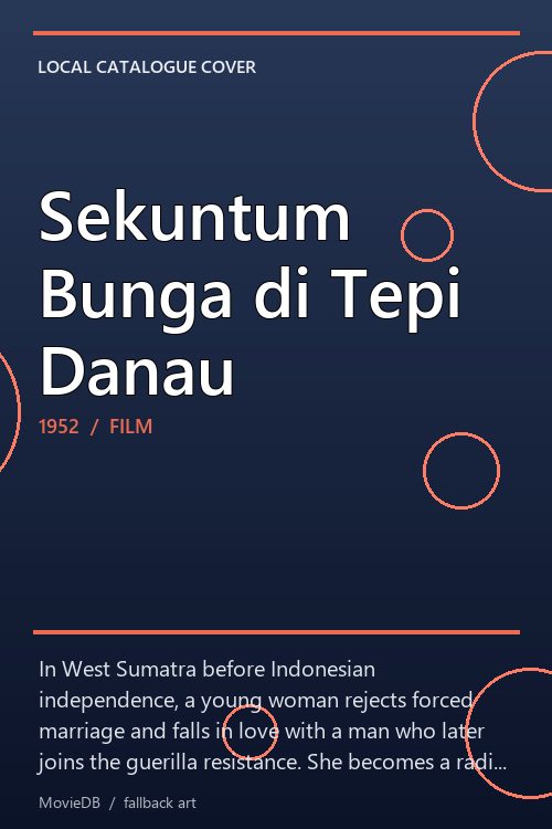 Sekuntum Bunga di Tepi Danau poster