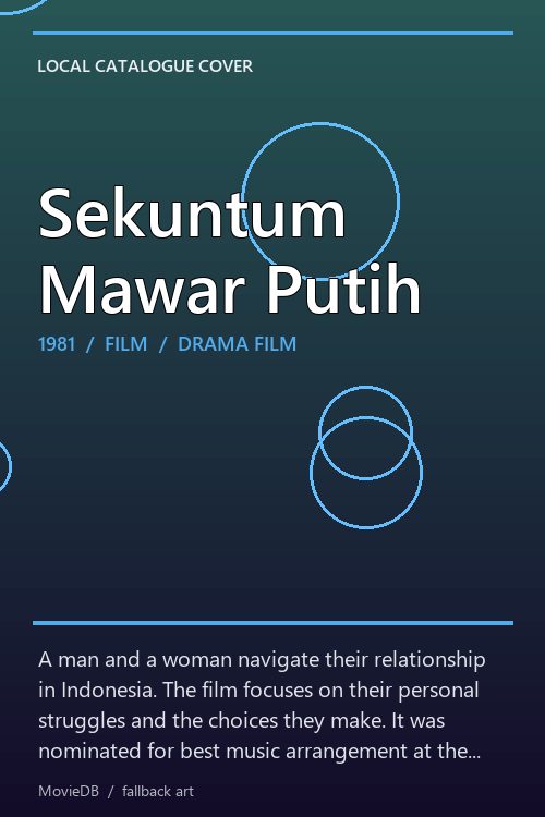 Sekuntum Mawar Putih poster