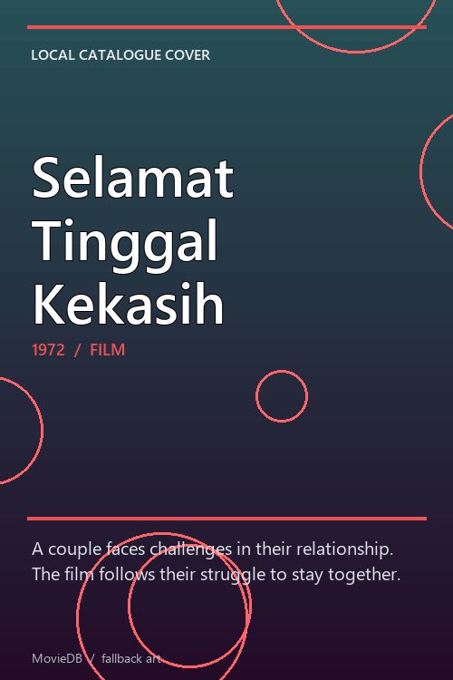 Selamat Tinggal Kekasih poster