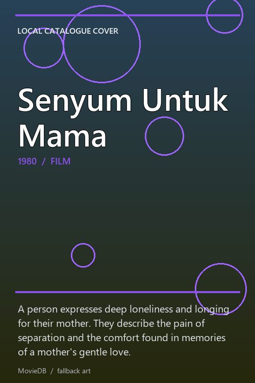 Senyum Untuk Mama poster