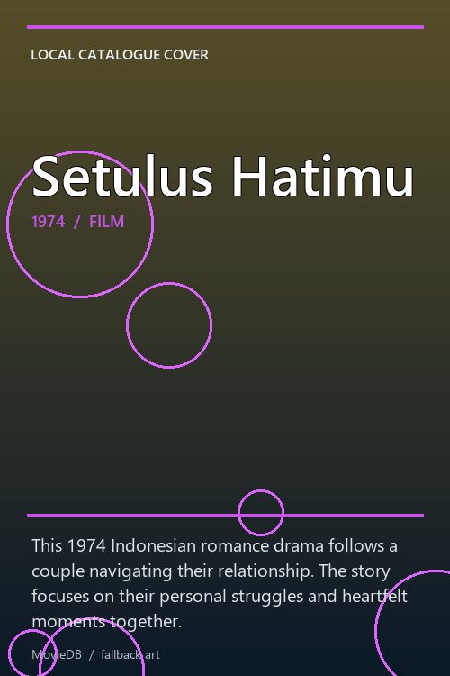 Setulus Hatimu poster