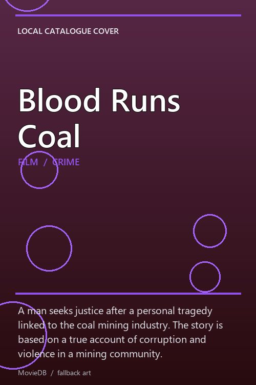 Blood Runs Coal poster