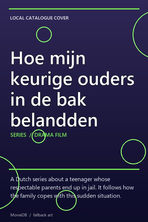 Hoe mijn keurige ouders in de bak belandden poster