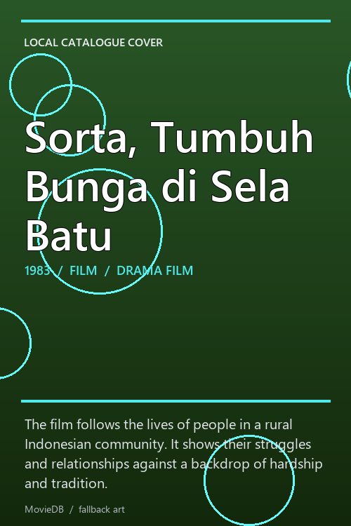 Sorta, Tumbuh Bunga di Sela Batu poster